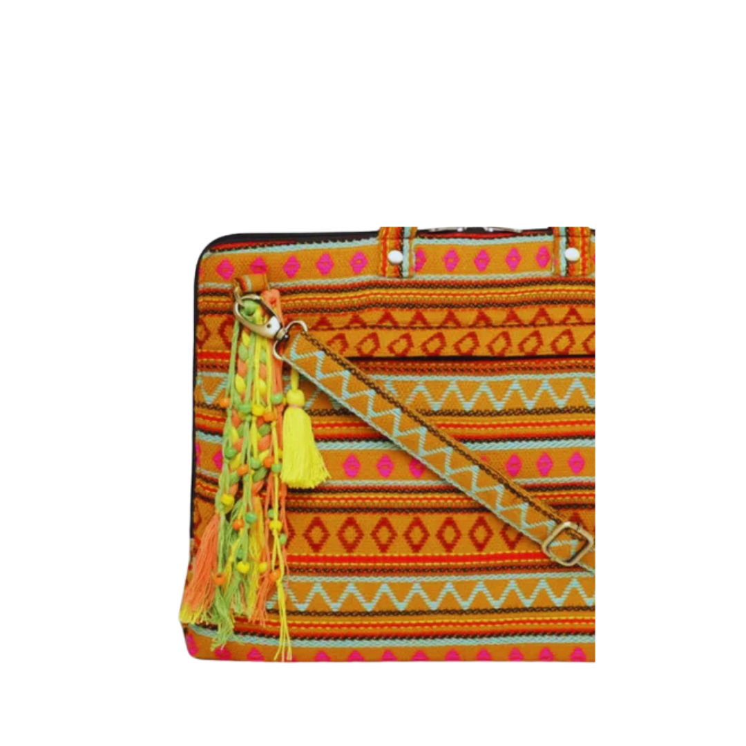 Multicolor Women Laptop Sling Bag for Everyday Use